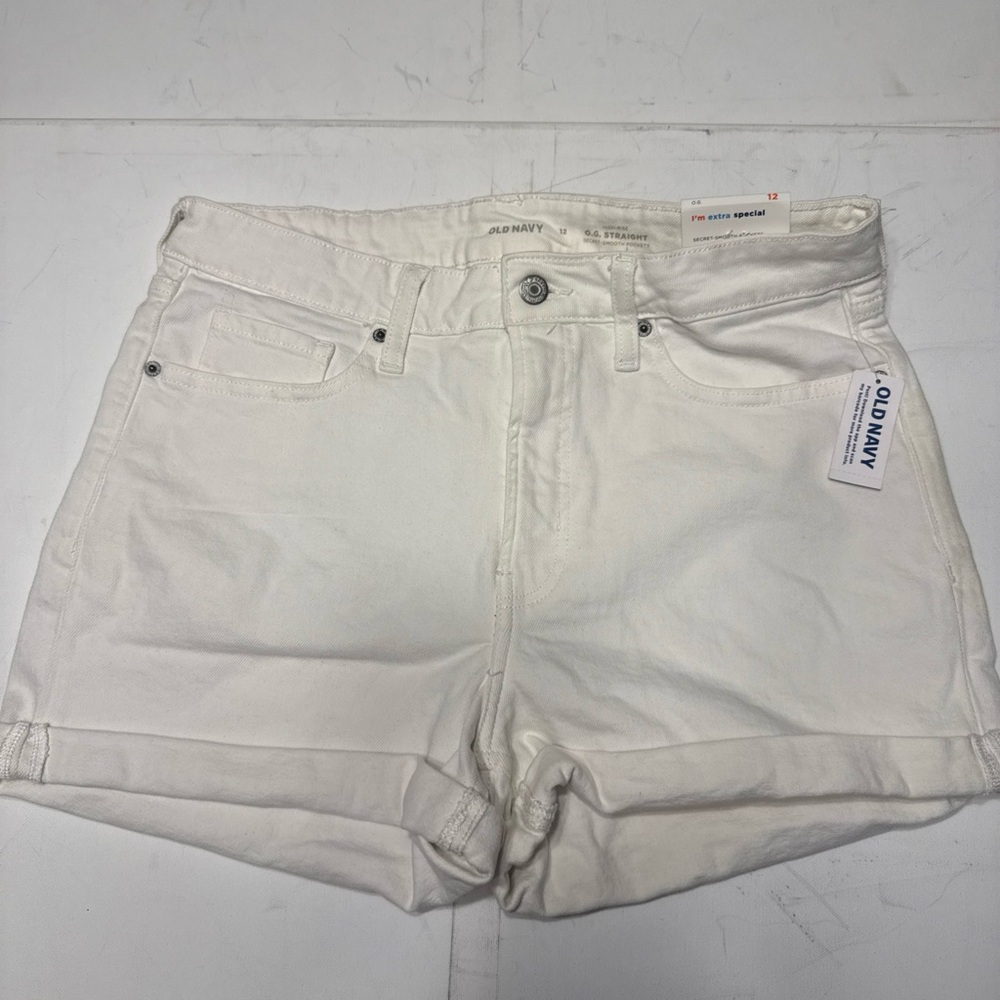 Old Navy Women's Cream Jean Shorts